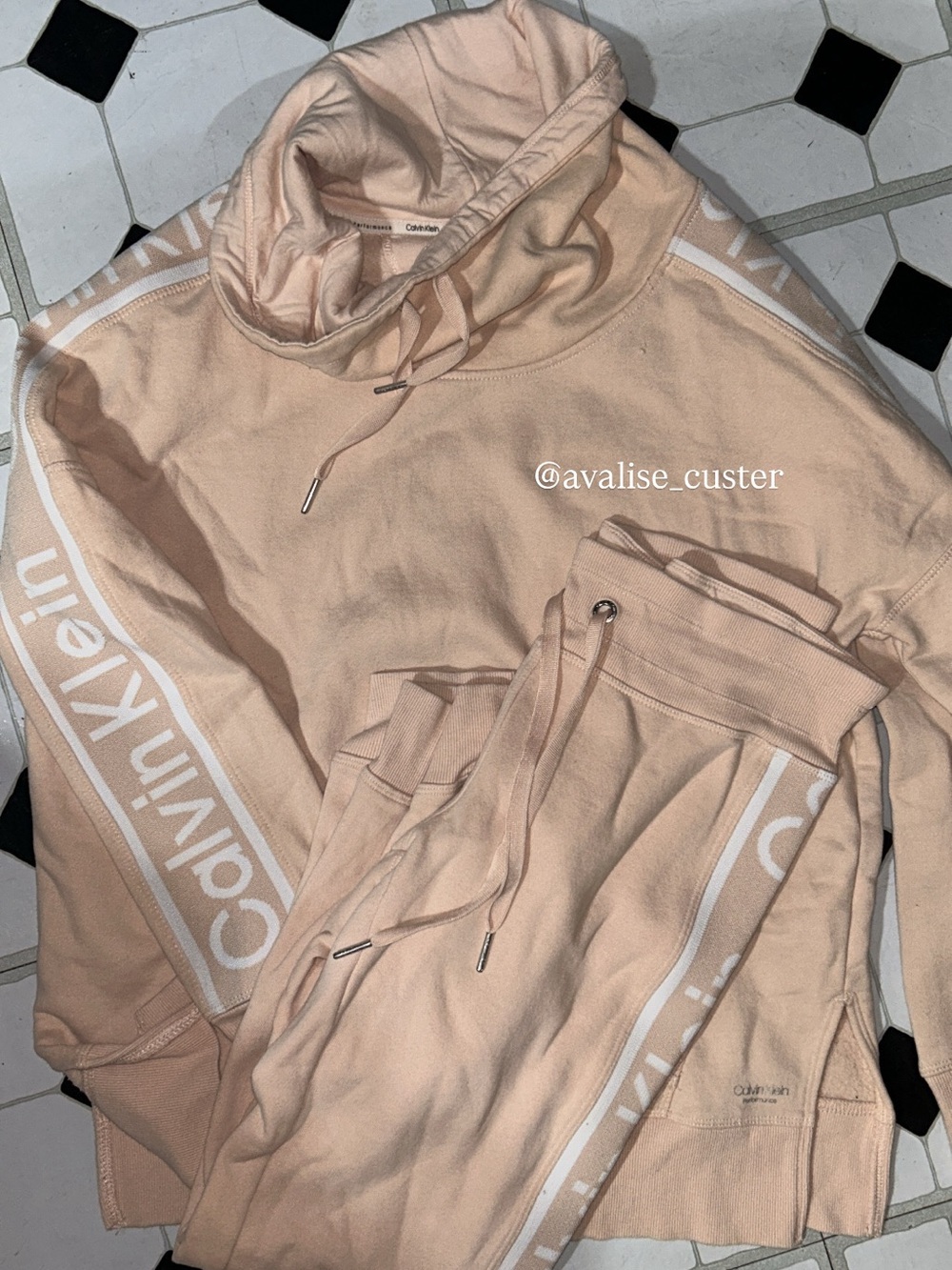 Calvin Klein Performance Peach Turtleneck Sweater